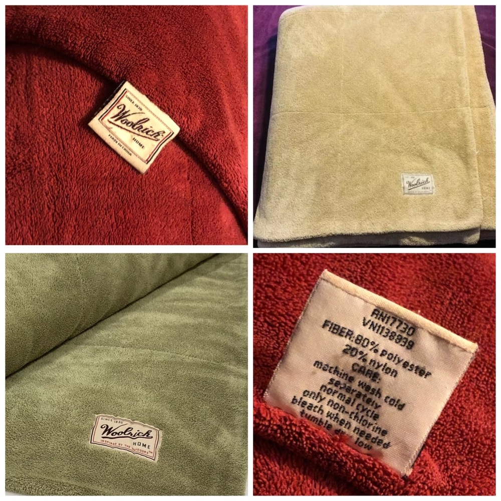 DISO! Woolrich microfiber blanket
